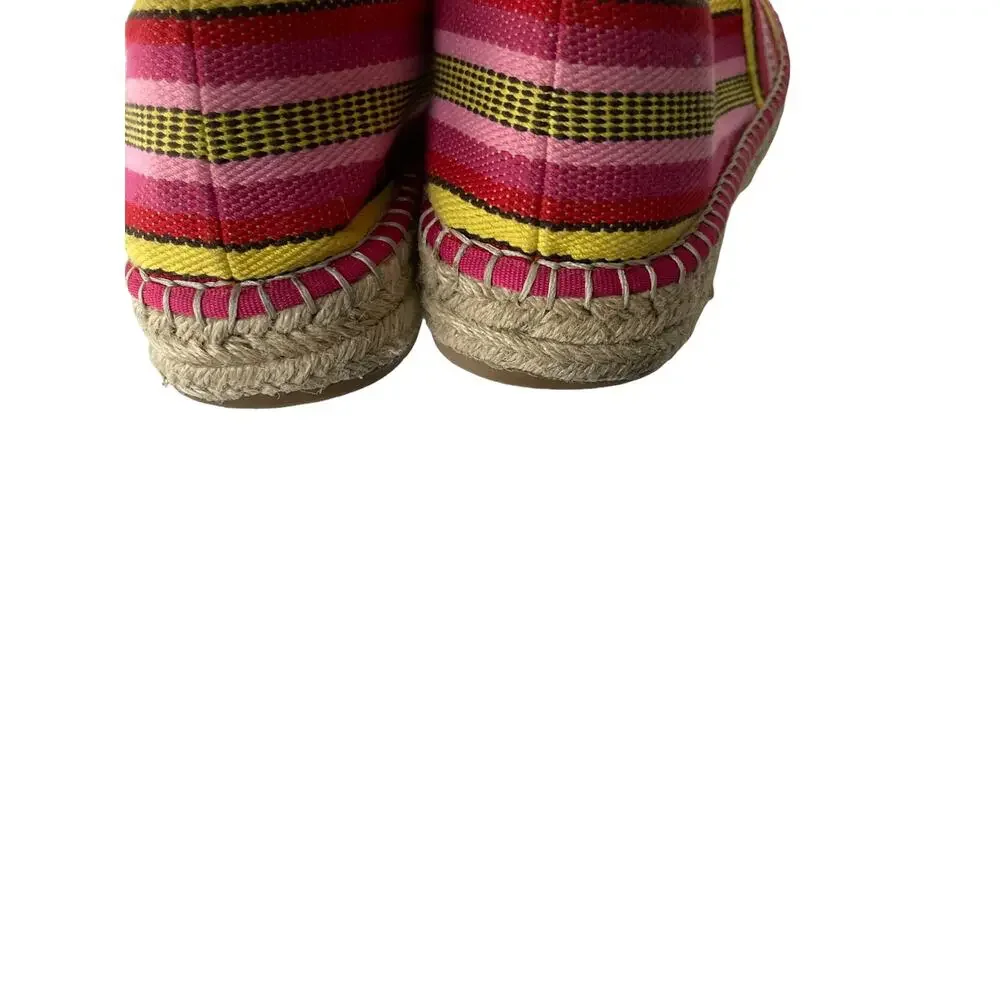 Chelsea & Violet Espadrille‎ Pink Woven Shoes
